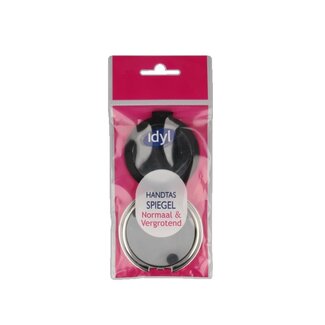 Idyl Miroir de sac à main Idyl normal & grossissant 1 pièce