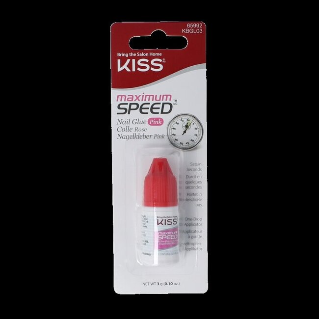 Nail glue max speed pink 1 Stuks