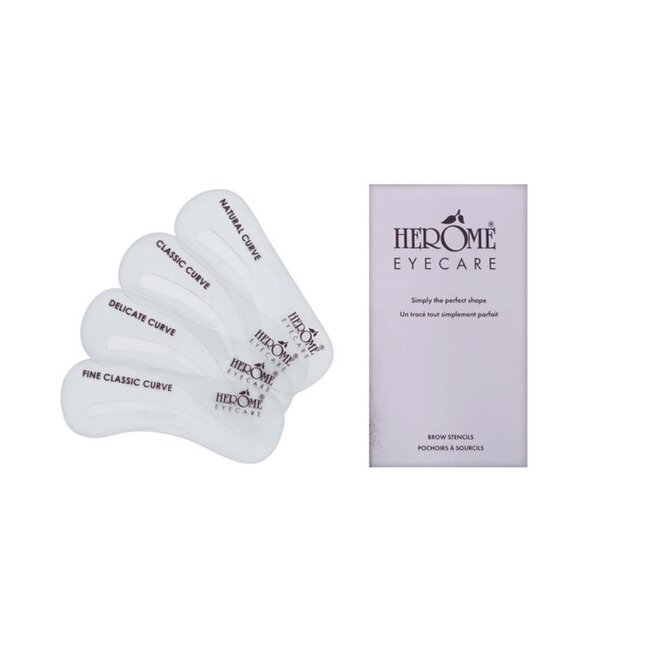 Brow stencils 4 Stuks