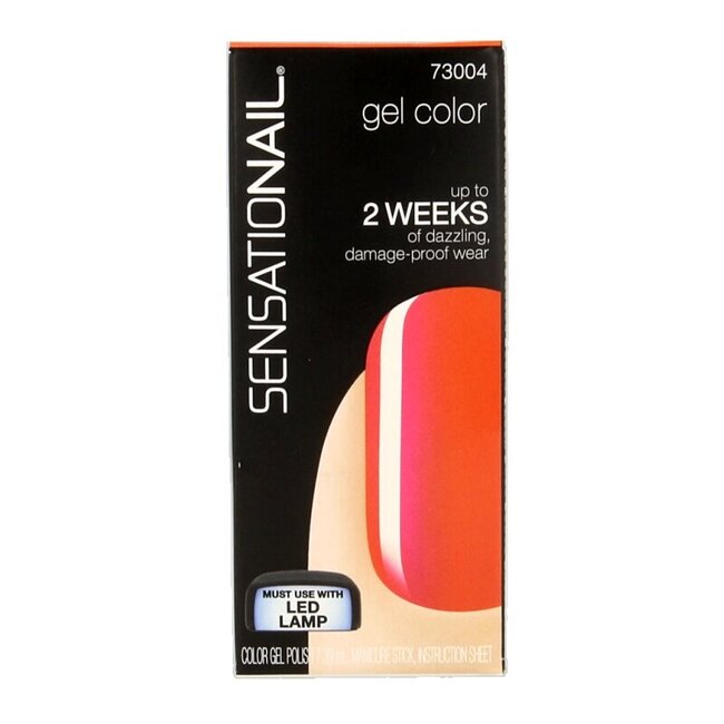 Sensationail Vernis gel coloré Tropical Punch 7,4 ml