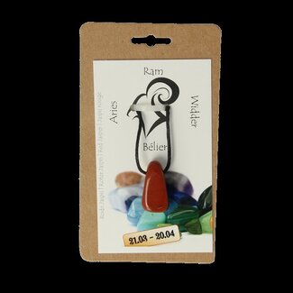 Steengoed Pendentif pierre zodiaque Bélier Steengoed 1 pièce