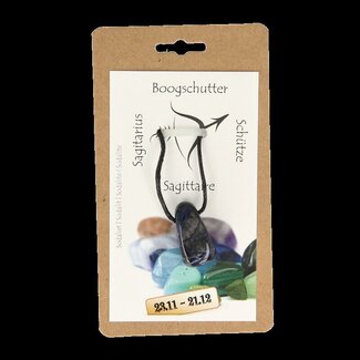 Steengoed Pendentif pierre de zodiaque Sagittaire - 1 pièce