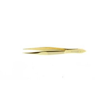 Malteser Pincet 8cm verguld spits 424-G 1 Stuks