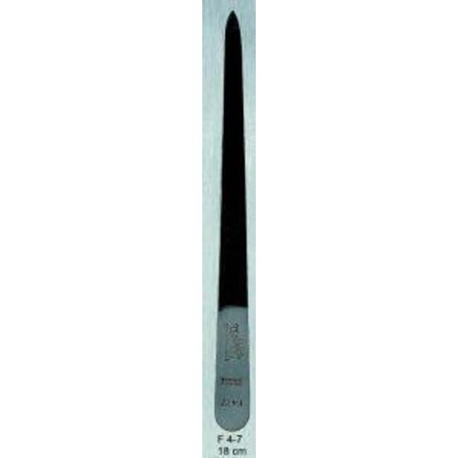 Nagelvijl 18cm pol bl rnd F4-7 1 Stuks
