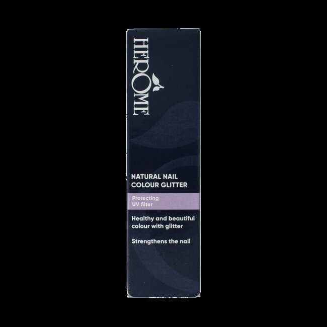 Natural nail colour glitter 10 Milliliter