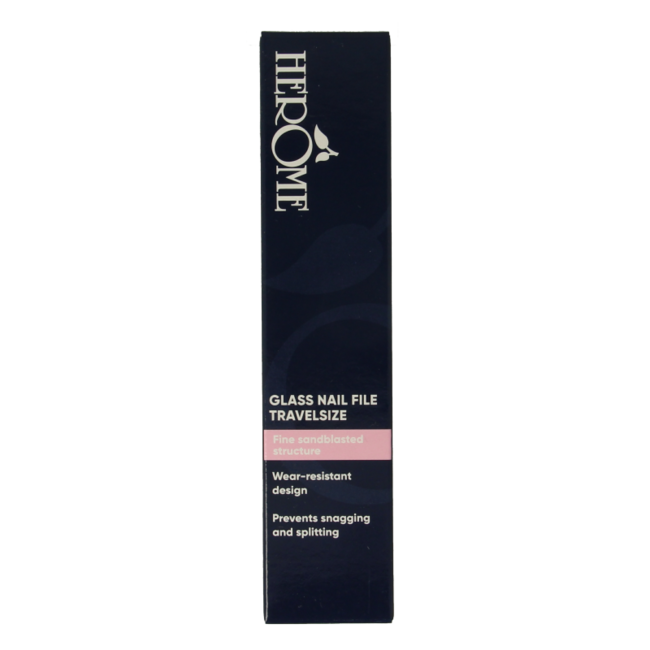 Travel size glas vijl 1 Stuks