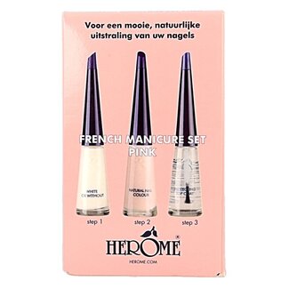 Herome Kit French manicure Herome rose 3 x 10 ml 1 set