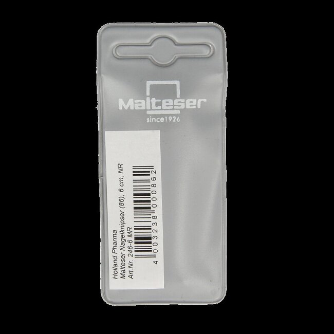 Coupe-ongles Malteser 6 cm acier inoxydable 246-6 MR 1 pièce