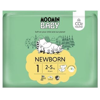 Moomin Baby luiers maat 1 25 Stuks