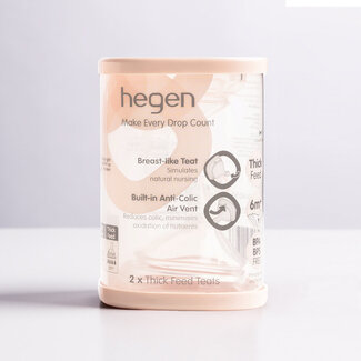 Hegen Flessenspeen thick feed 2 Stuks