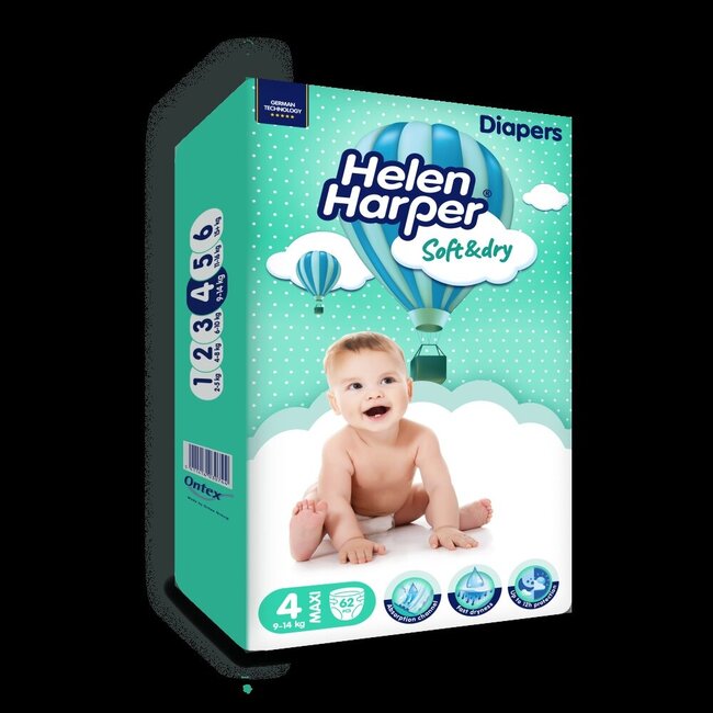 Babyluiers maxi 62 Stuks