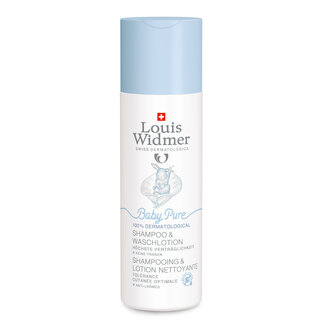Louis Widmer BabyPure shampoo en waslotion zonder parfum 200 Milliliter