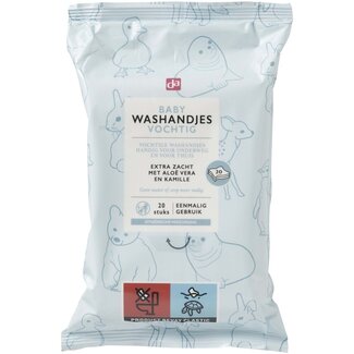 DA Baby vochtige washandjes 20 Stuks