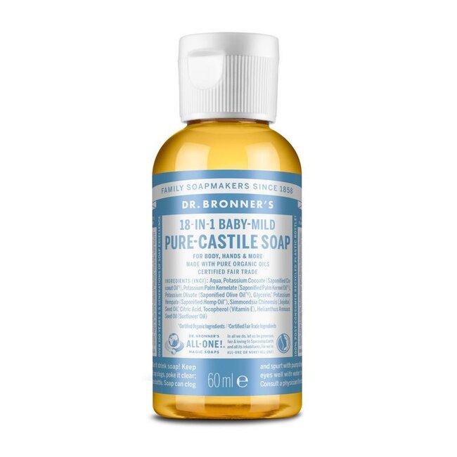 Dr Bronners Liquid baby mild 60 Milliliter