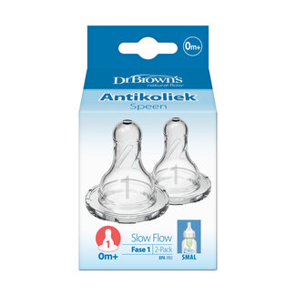 Dr. Brown's Dr. Brown's Speen standaard hals fles fase 1 2 Stuks