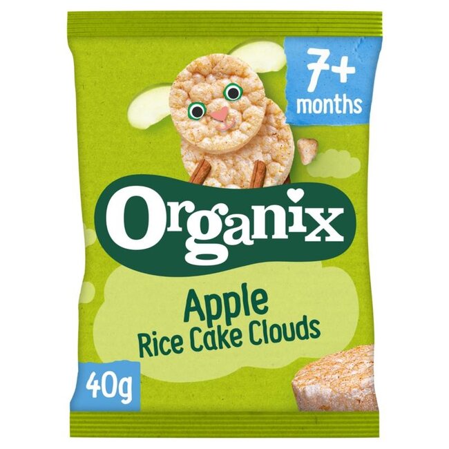 Luchtige rijstwafeltjes appel 7+M bio 40 Gram