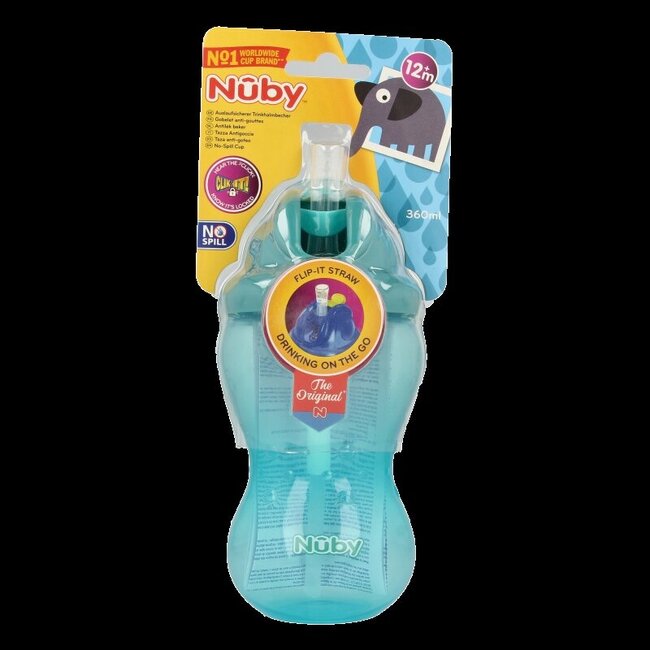 Flip it 360ml 12 maand+ aqua 1 Stuks