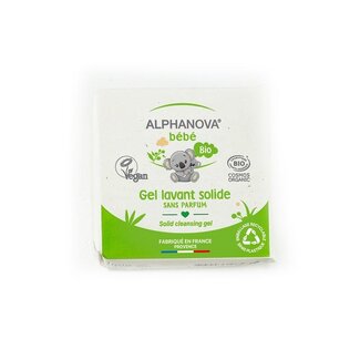 Alphanova Bebe Baby bio solid cleansing gel 100 Gram