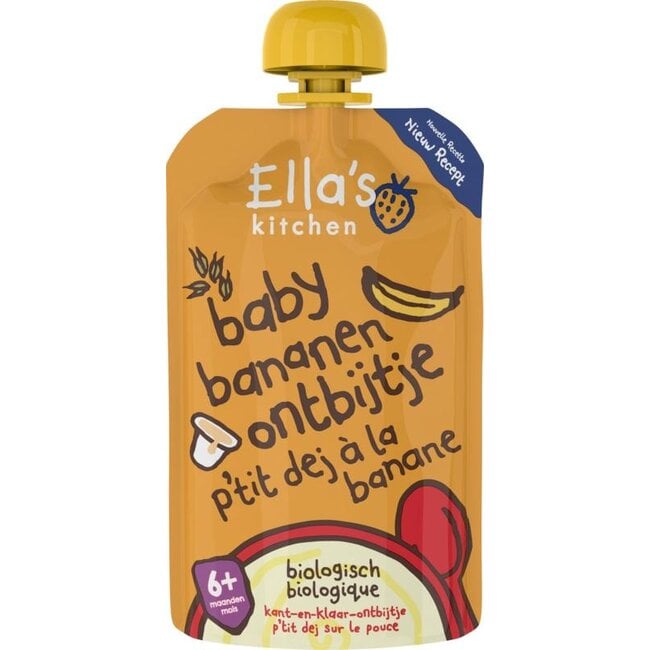 Baby ontbijtje banaan 6+ maanden bio 100 Gram