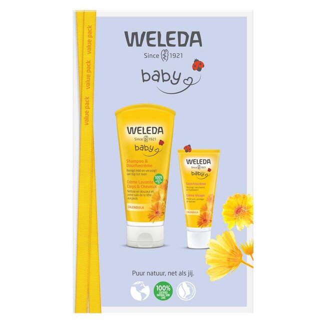 Calendula voordeelset baby gezichtscreme 1 Set