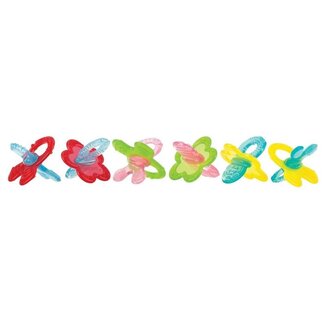Nuby Silicone bijtring chewbies 1 Stuks