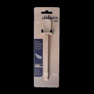 Difrax Difrax Eerste voedingslepel nude 2 Stuks