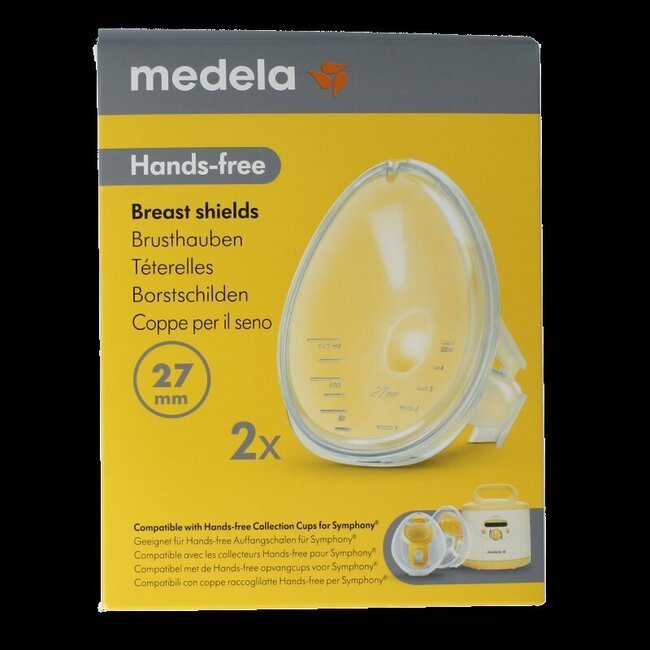 Handsfree borstschild Symphony maat S 27mm 1 Stuks