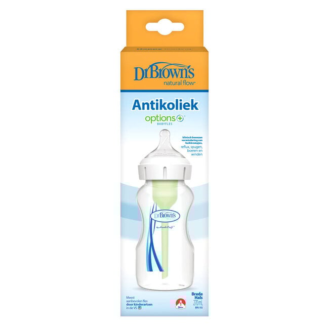 Options+ brede halsfles 270ml 1 Stuks