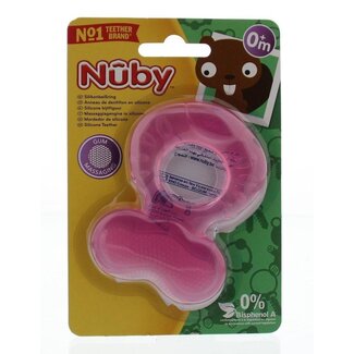 Nuby Siliconen bijtring vis 0 maanden 1 Stuks