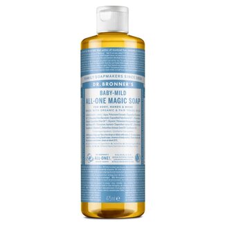 Dr Bronners Dr Bronners Baby liquid soap baby mild 475 Milliliter