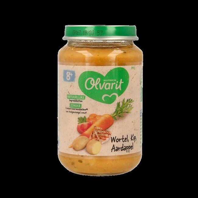 Wortel kip aardappel 8M01 200 Gram