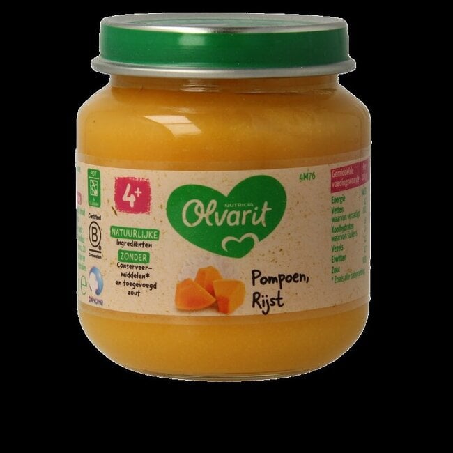 Pompoen rijst 4M76 125 Gram