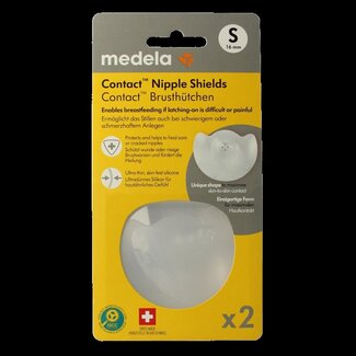 Medela Contact tepelhoedjes maat S 1 Paar