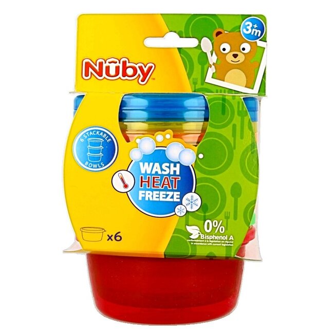 Snackkommetjes met deksel 300ml 6 Stuks