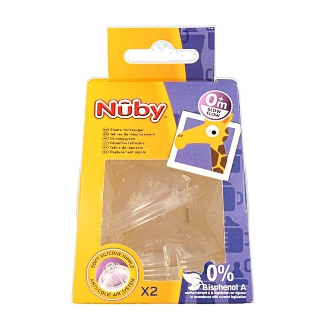 Replacement nipple slow flow 2 Stuks