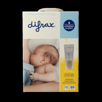 Difrax Moedermelk bewaarzakjes BtoB 20 Stuks