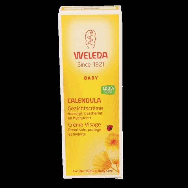 Calendula baby gezichtscreme 50 Milliliter