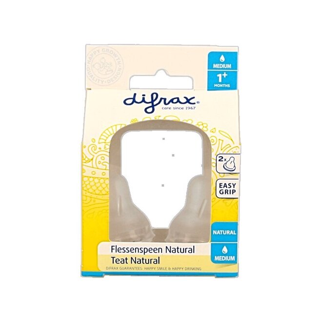 Flesspeen medium natural 2 Stuks