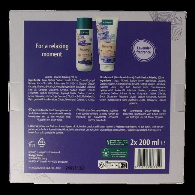 Kneipp Coffret cadeau Relaxing Favourite 1 set