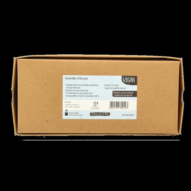 Yours Naturally Giftset 3 votive geurkaarsen fris katoen 1 Set