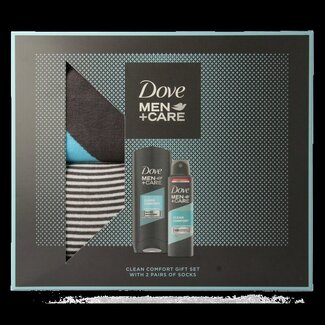 Dove Coffret cadeau Dove Men+Care Clean Comfort avec chaussettes 1 set