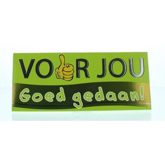 Voor Jou! Wensreep goed gedaan 70 Gram