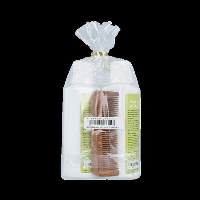 Coffret cadeau Ayurveda Neem Supreme + peigne de poche 1 set