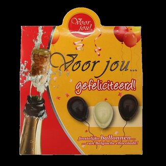 Voor Jou! Pour Toi ! Boîte cadeau Félicitations 100 Grammes