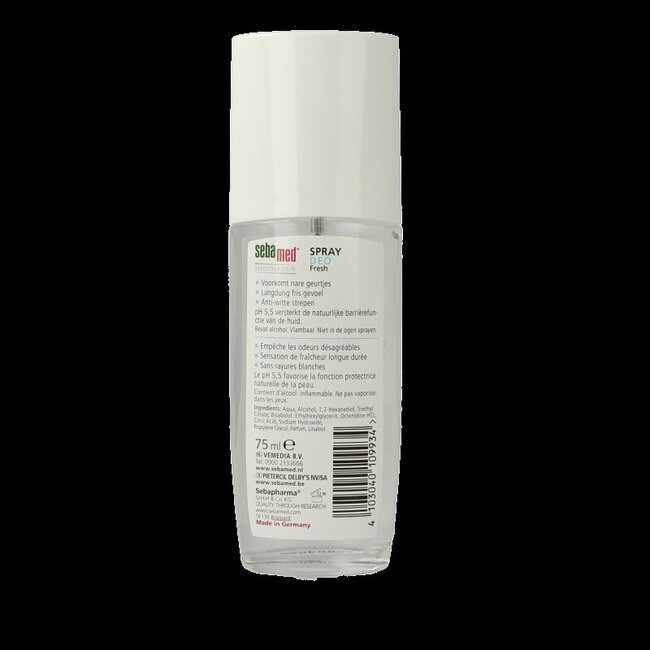Sebamed Deodorant spray fresh 75 Milliliter