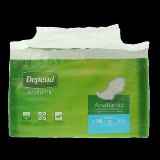 Depend Depend Anatomic Normal 16 Pièces