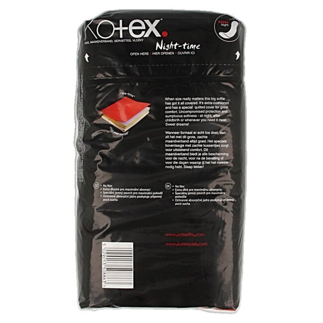 Kotex Maxi nacht 10 Stuks