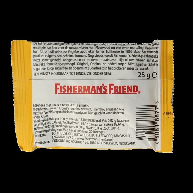 Fisherman's Friend Réglisse-Anis Fort 25 g