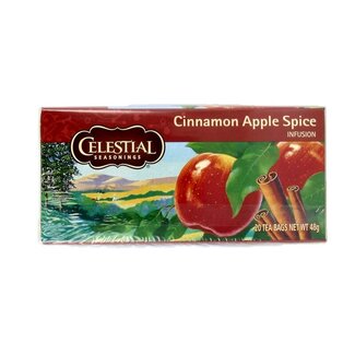 Celestial Season Infusion Celestial Seasonings Cannelle Pomme Épicée 20 sachets