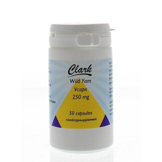 Clark Clark Wilde yam 250mg 50 Vegetarische capsules